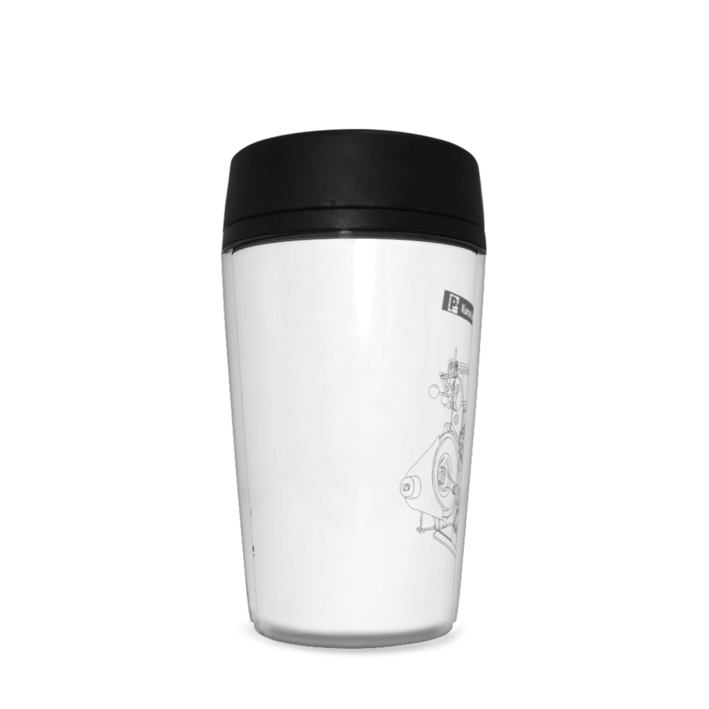 機械シルエット-P タンブラー