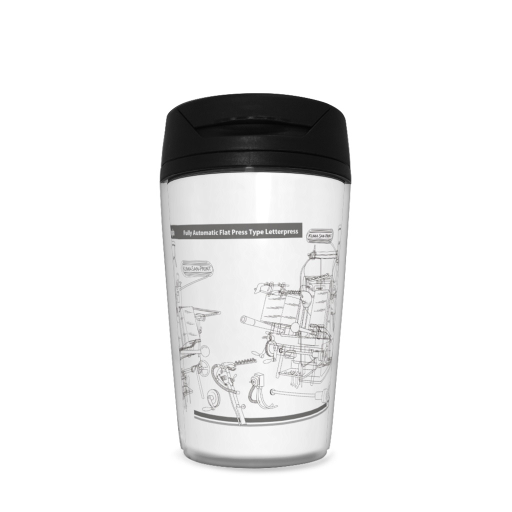 機械シルエット-P タンブラー