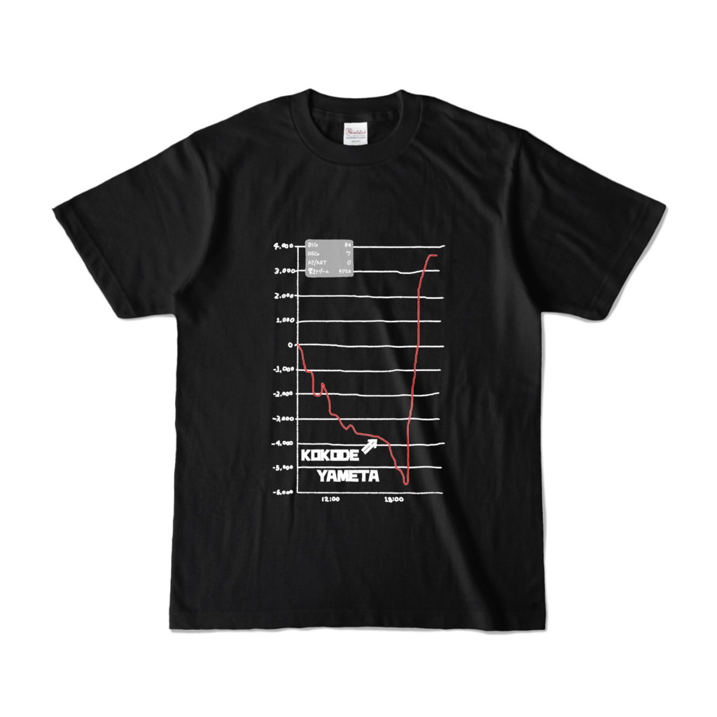 KOKODE YAMETA グラフTシャツ