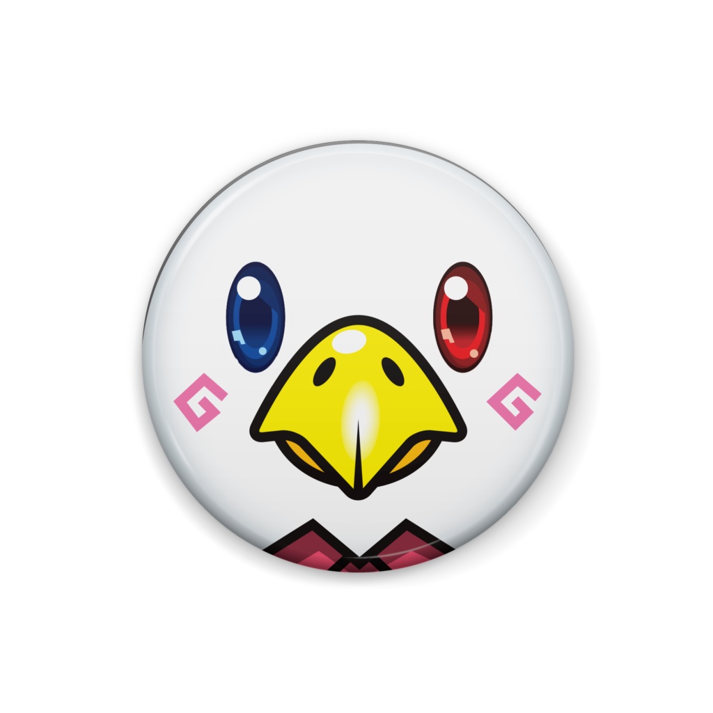 わっしーくん ちび缶バッジ