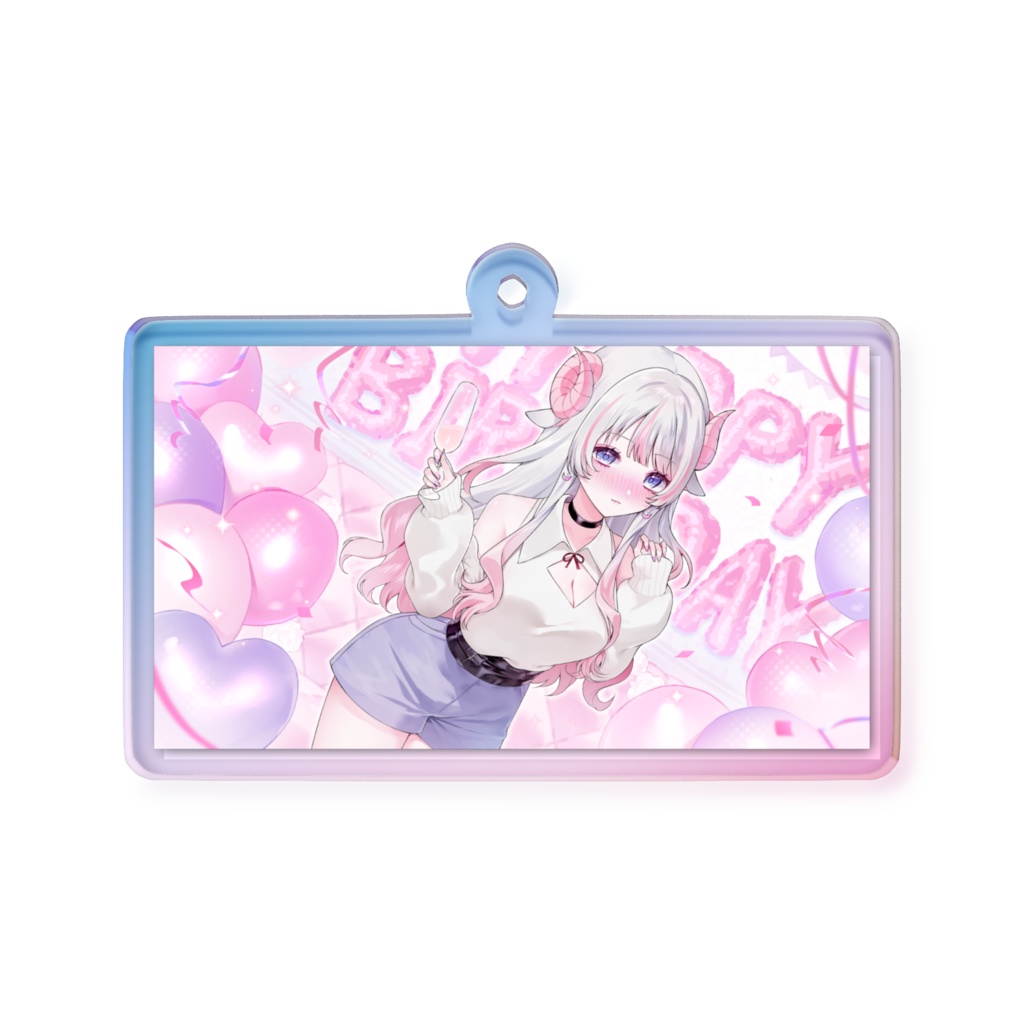 入間ねる生誕記念グッズ2025オーロラアクリルキーホルダー