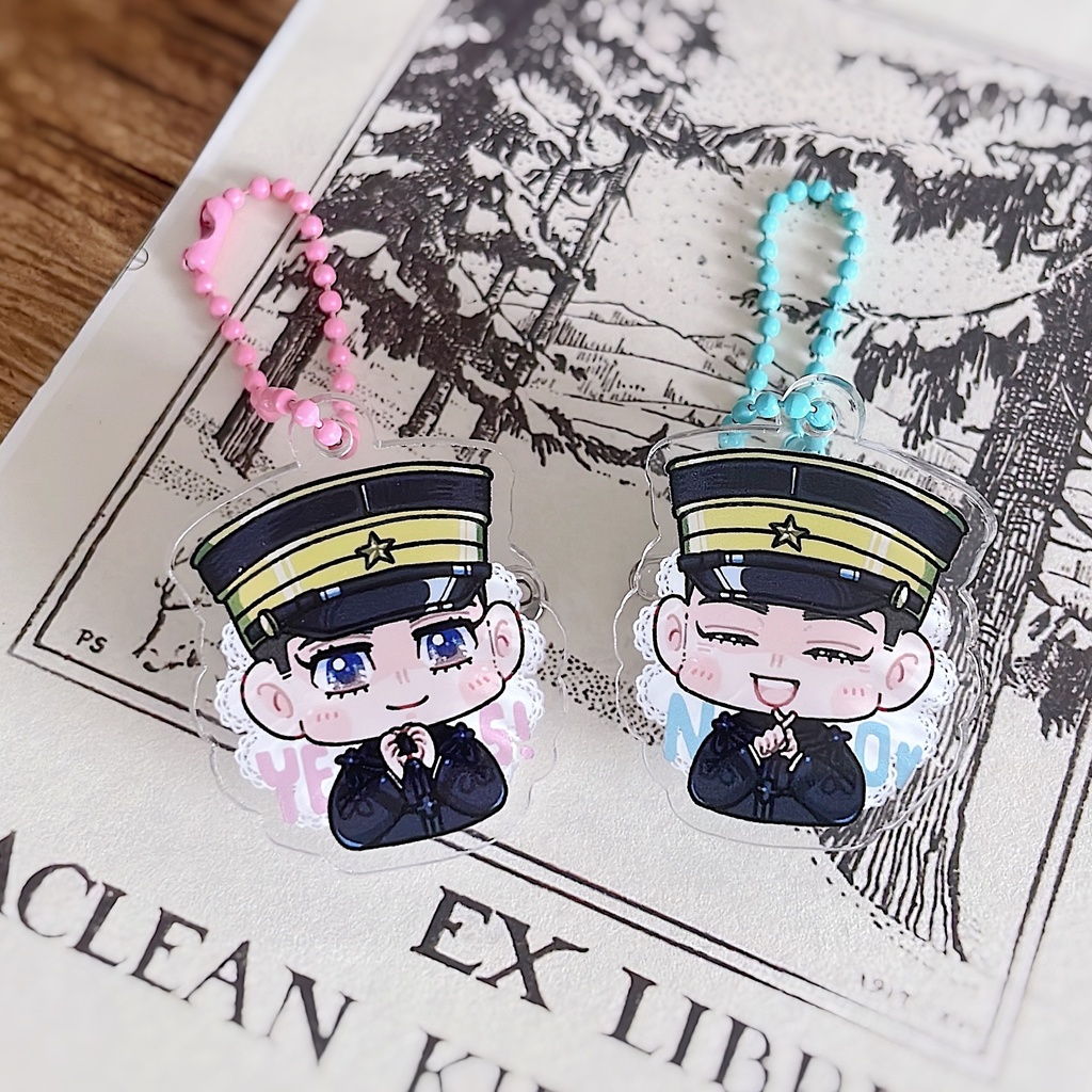 ゆうさくYES&NOクリップバッジ