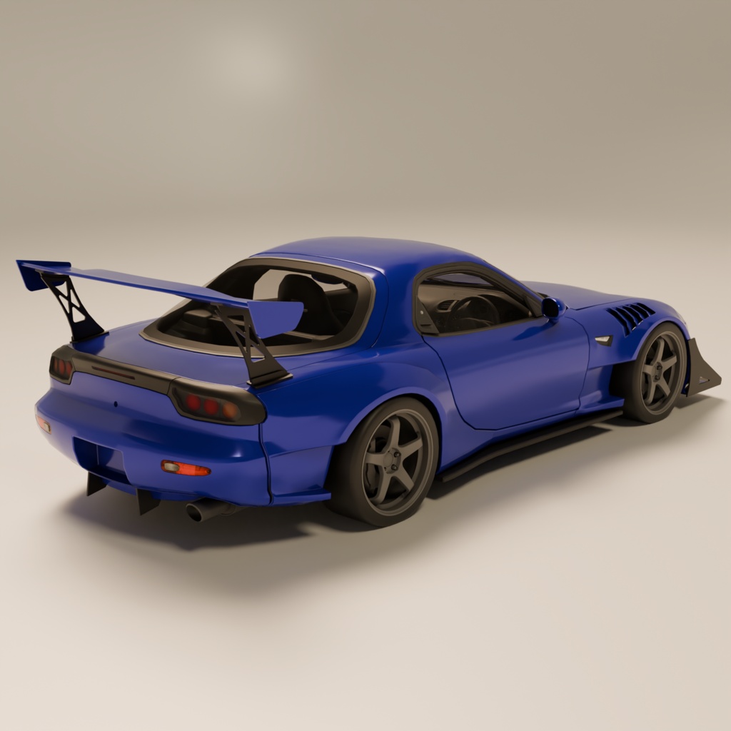【VRChat】 Rotor-7 3D Model