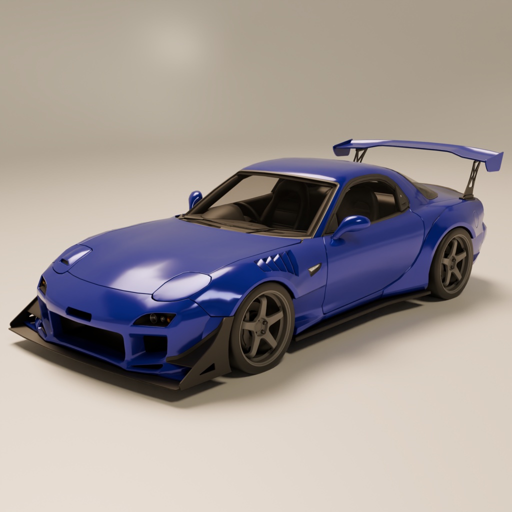 【VRChat】 Rotor-7 3D Model