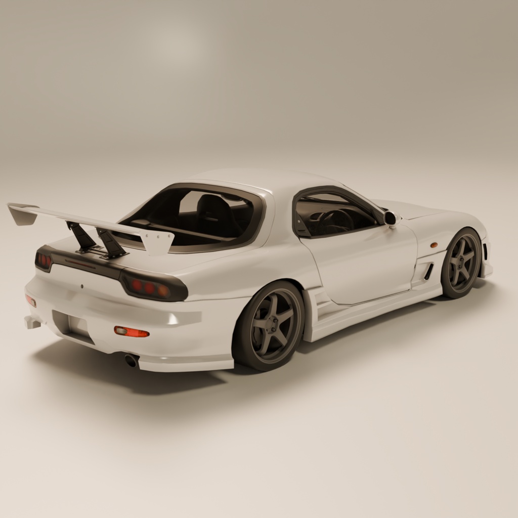 【VRChat】 Rotor-7 3D Model