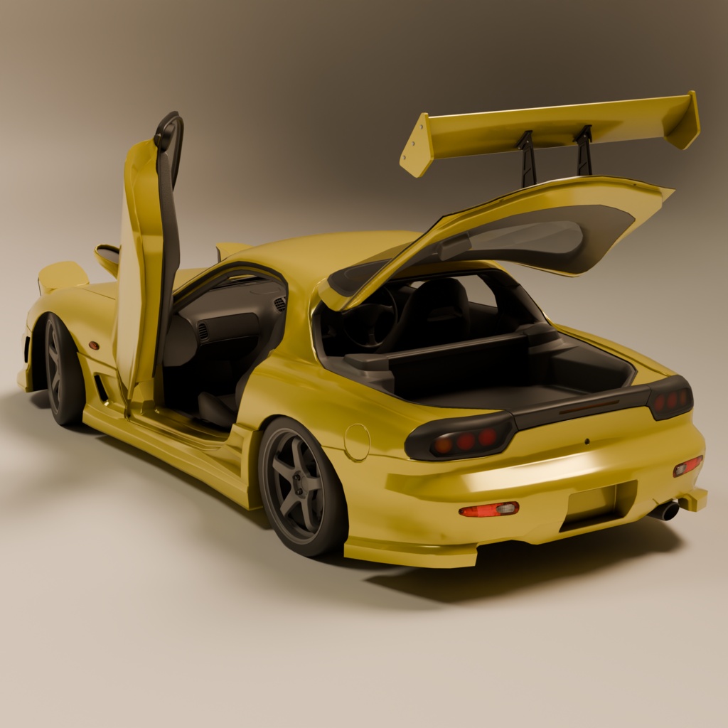 【VRChat】 Rotor-7 3D Model