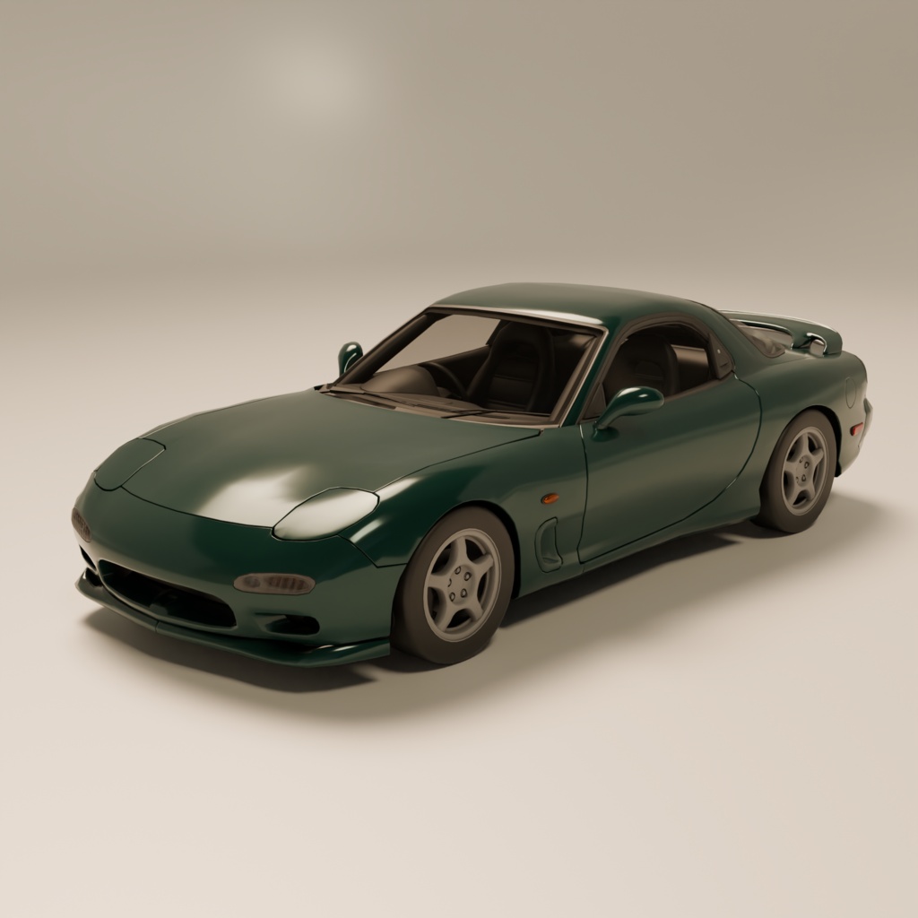 【VRChat】 Rotor-7 3D Model
