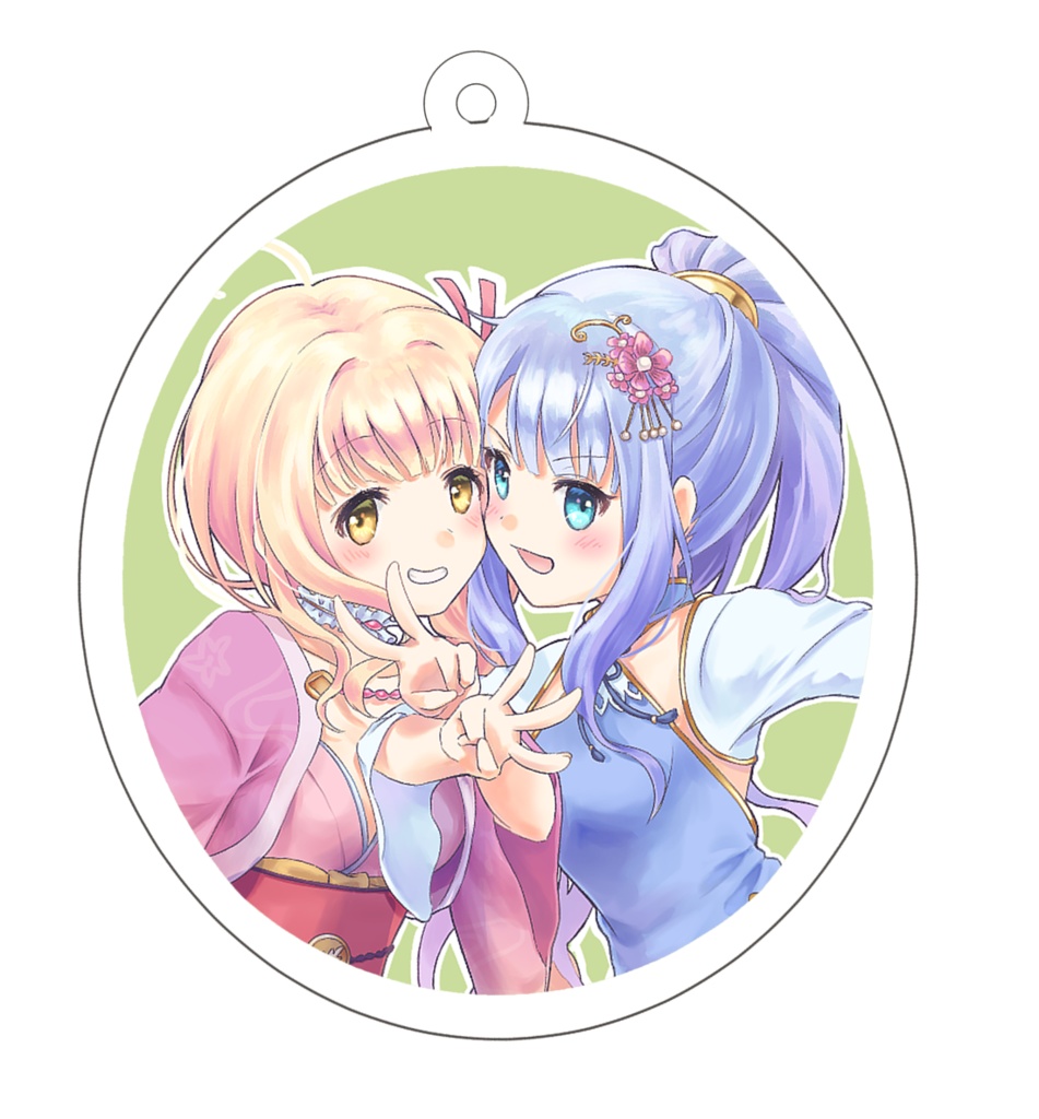 コト＆プリシラアクリルキーホルダー