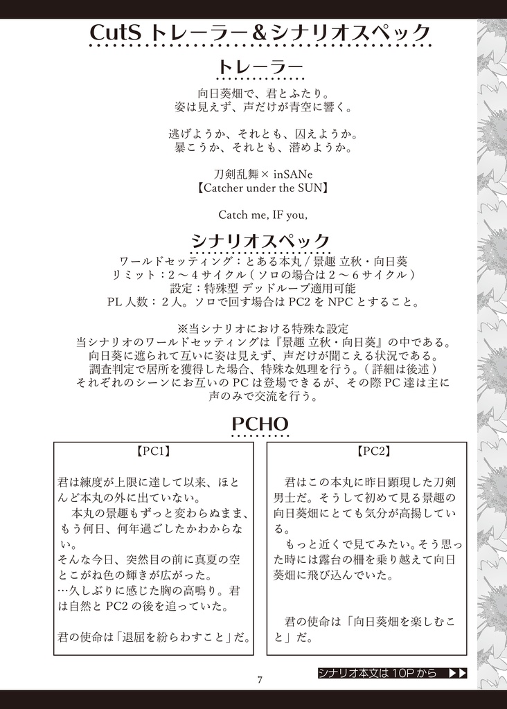 Catcher under the SUN