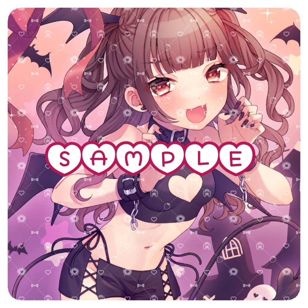 【SALE】野苺める ポストカード(ハロウィン2021Ver.)