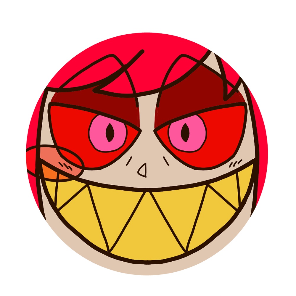 ぷにぷに缶バッジ アラスターさん