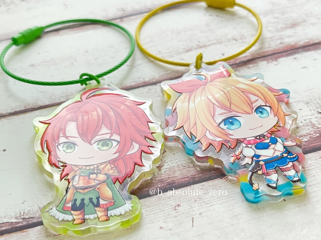 アクリルキーホルダー(ジェラール＆キャット) - ゼッタイレイド - BOOTH