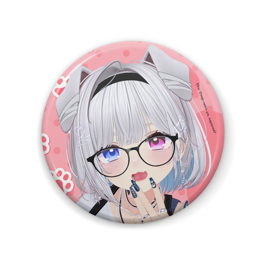 【誕生日記念グッズ】眞白そら　缶バッジ