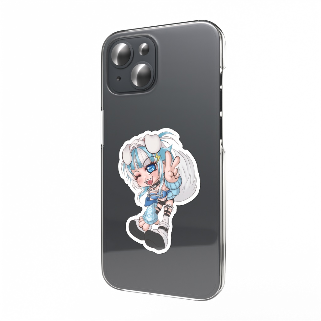 【2周年記念グッズ】眞白そら スマホステッカー