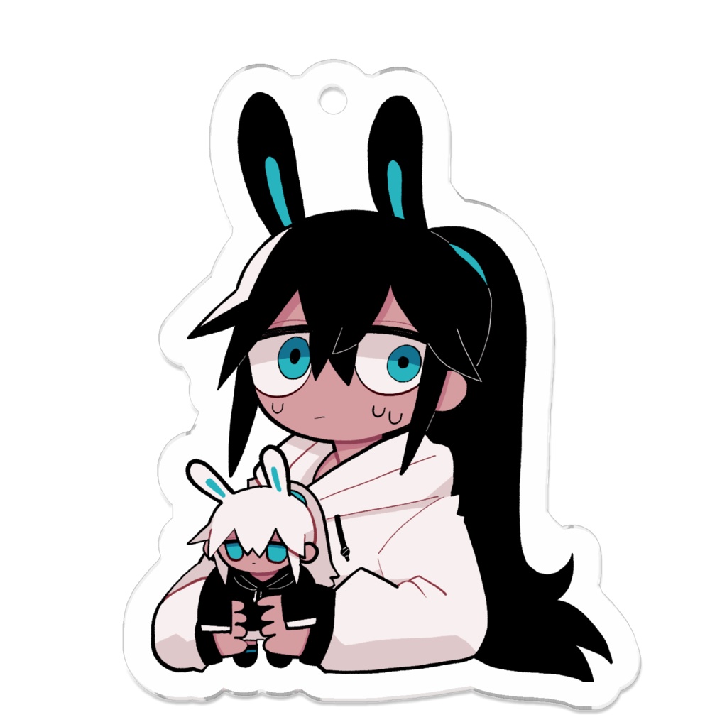 黒うさいちか©アクキー