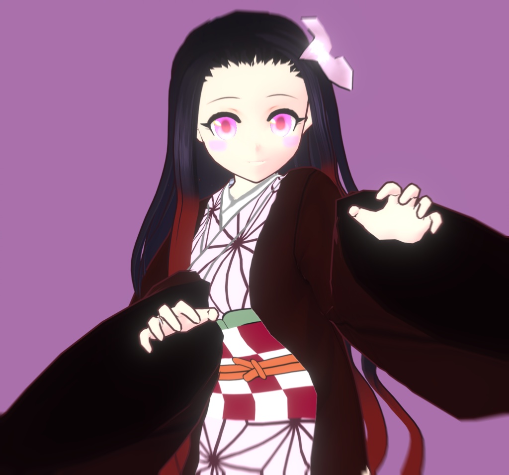 【Vroid studio】鬼滅の刃　禰豆子のテクスチャセット