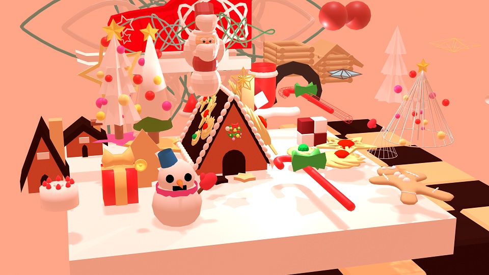 クリスマスのオブジェクト一式