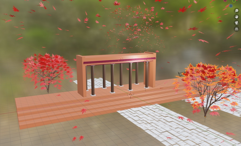 門のあるステージ