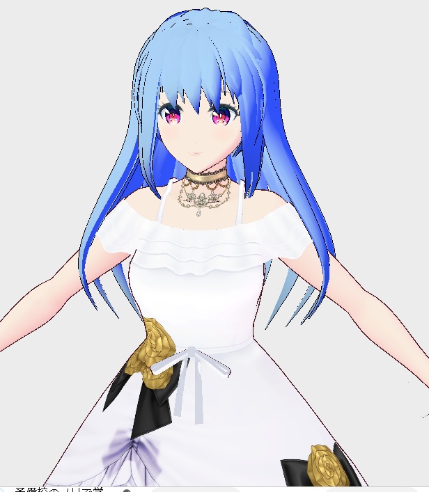 新規サマードレス　vroid&vrmセット