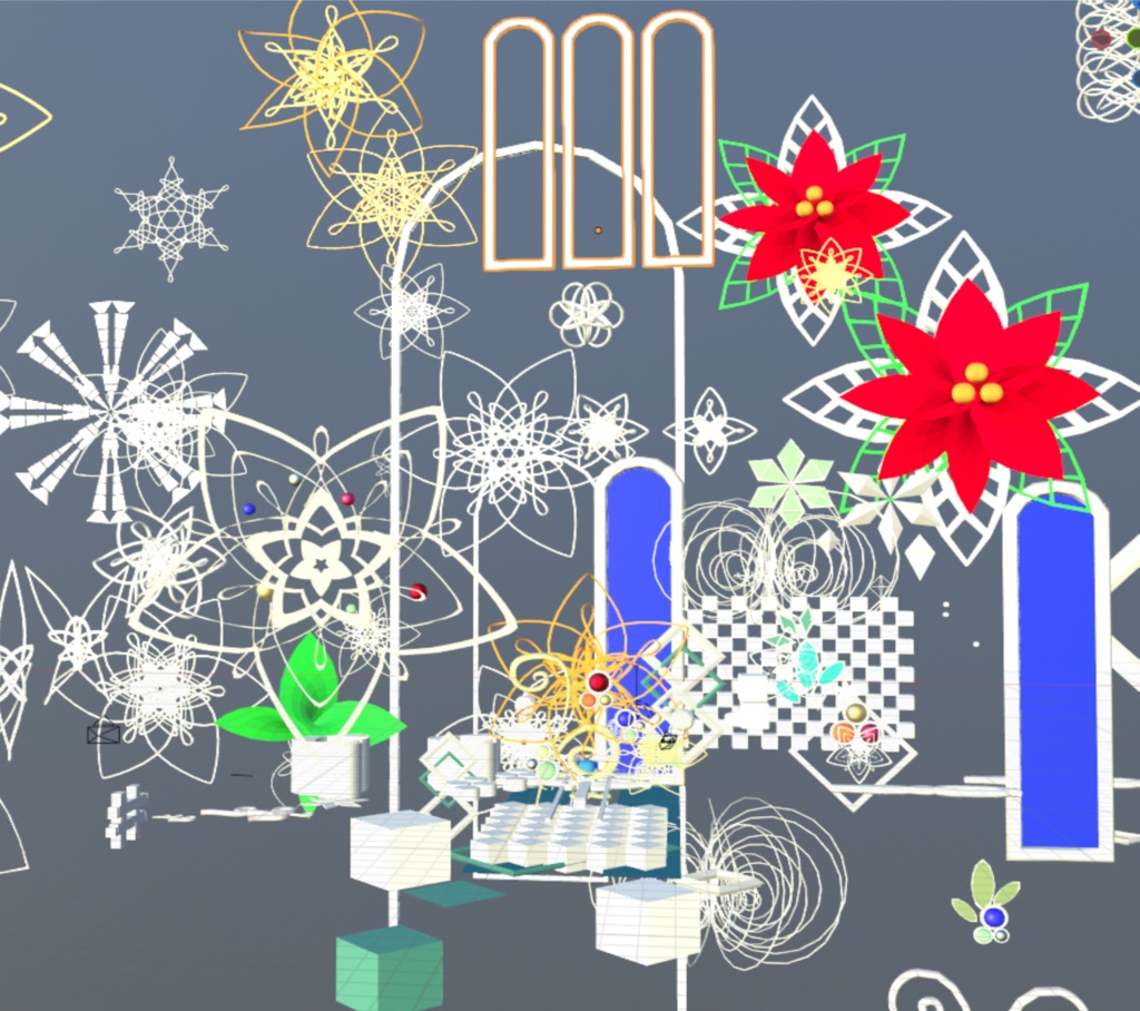 クリスマスの星ステージ一式セット