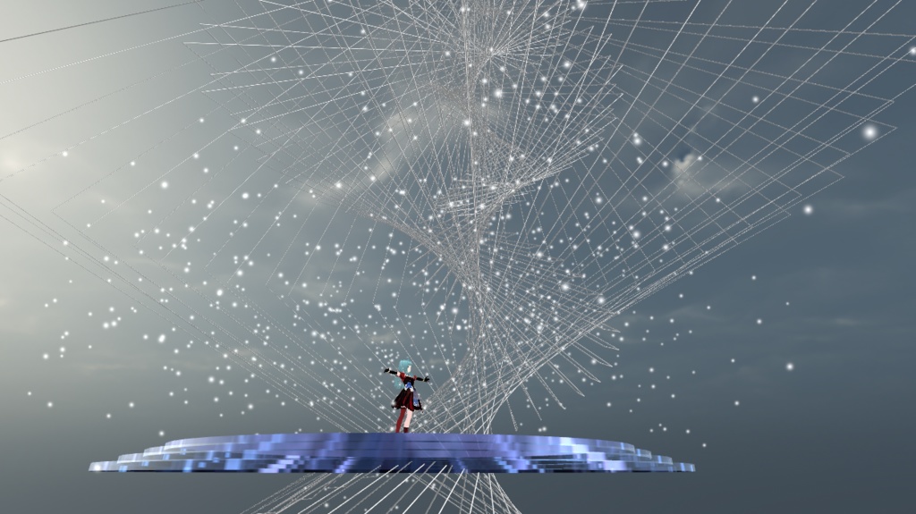 blender　スパイラルカーブ　０１
