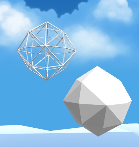 Disdyakis Dodekahedron glbセット