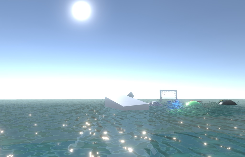 Toon風のcluster用WaterShaderセット