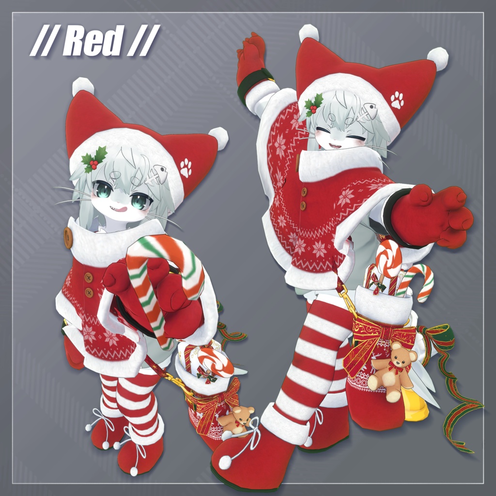 【Chalo・Lio対応】- Xmas cape -