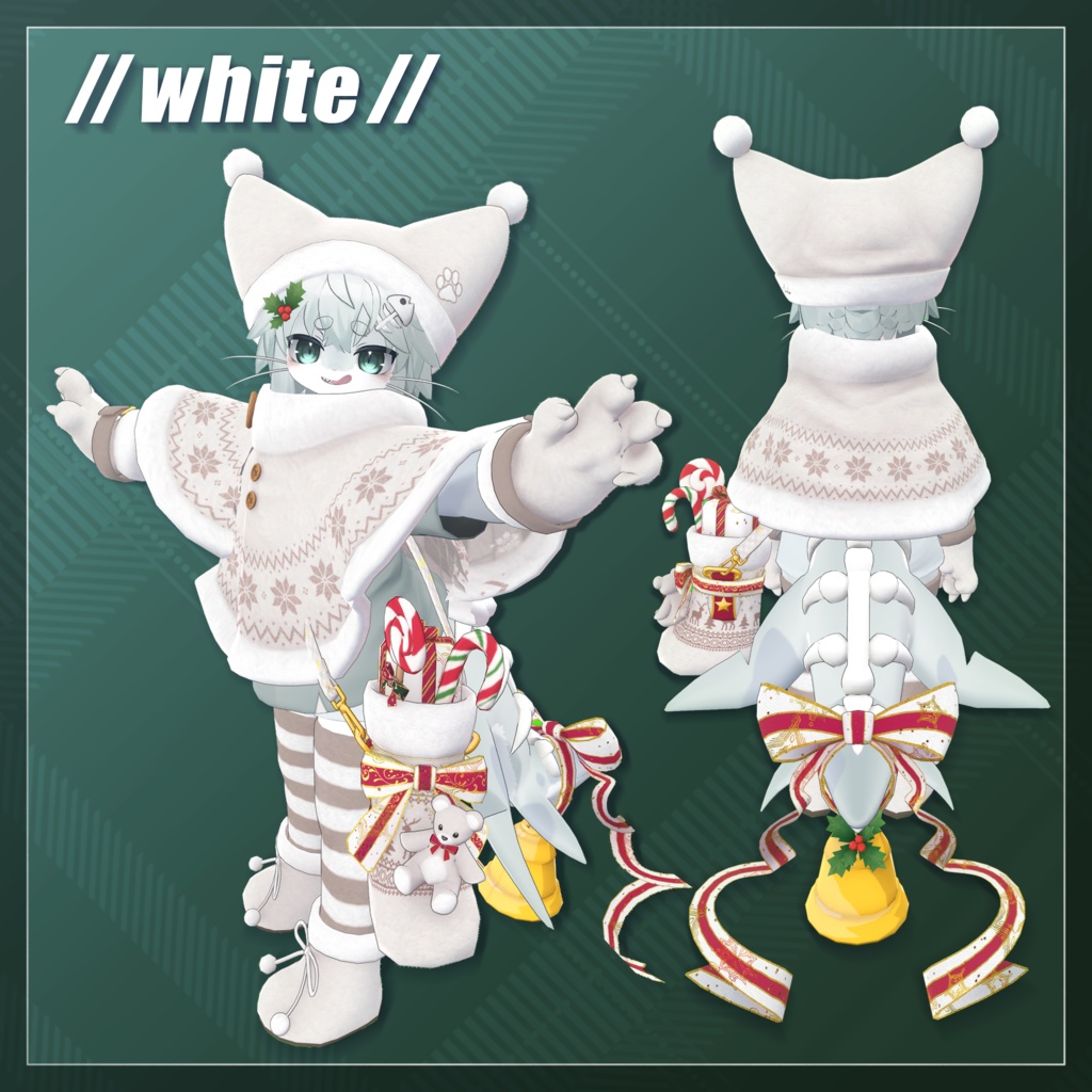 【Chalo・Lio対応】- Xmas cape -