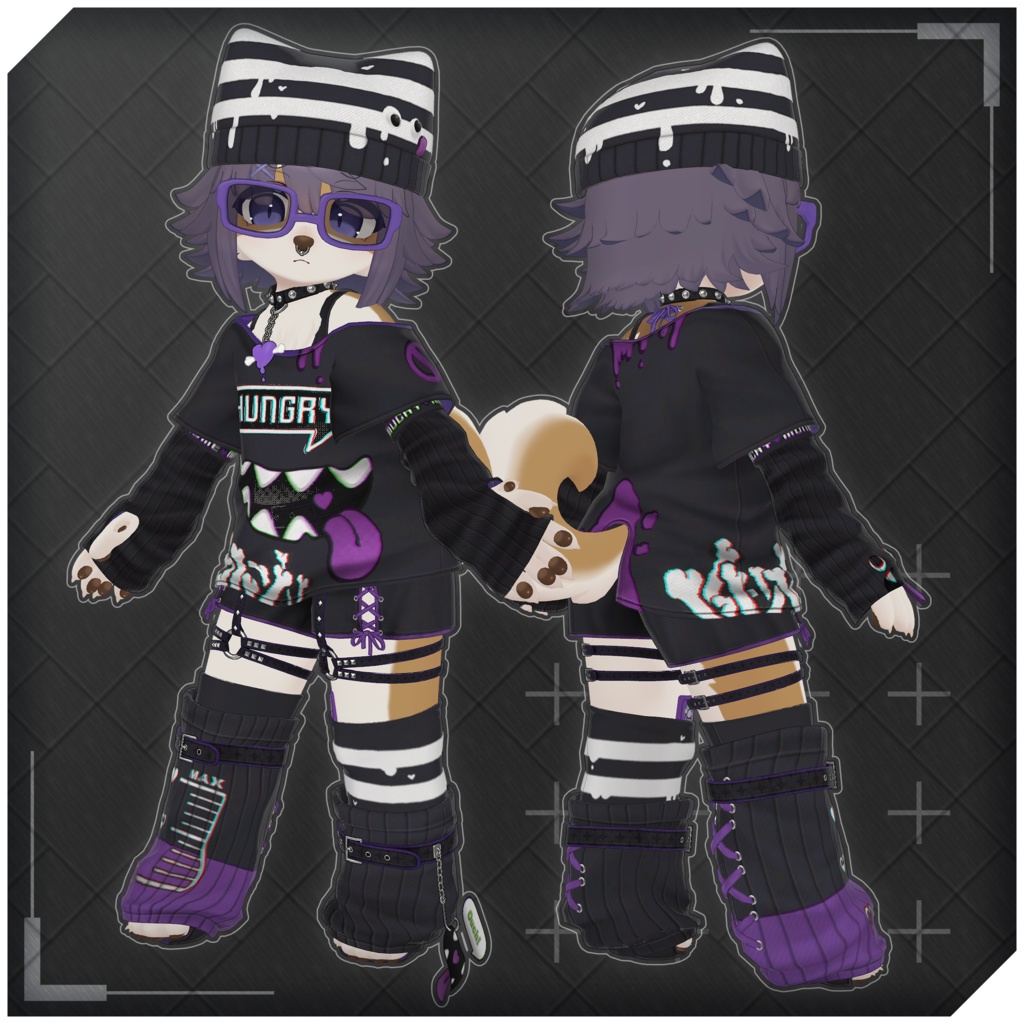 【Noel対応】- Munchy Monochrome -