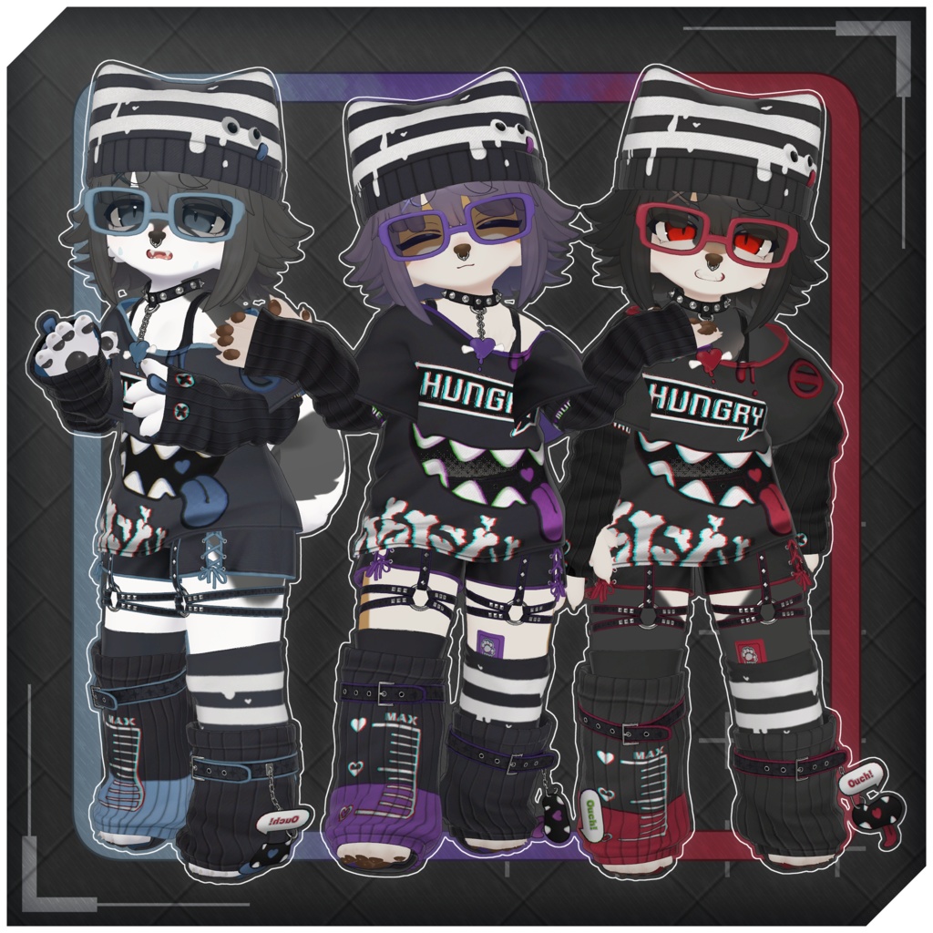 【Noel対応】- Munchy Monochrome -