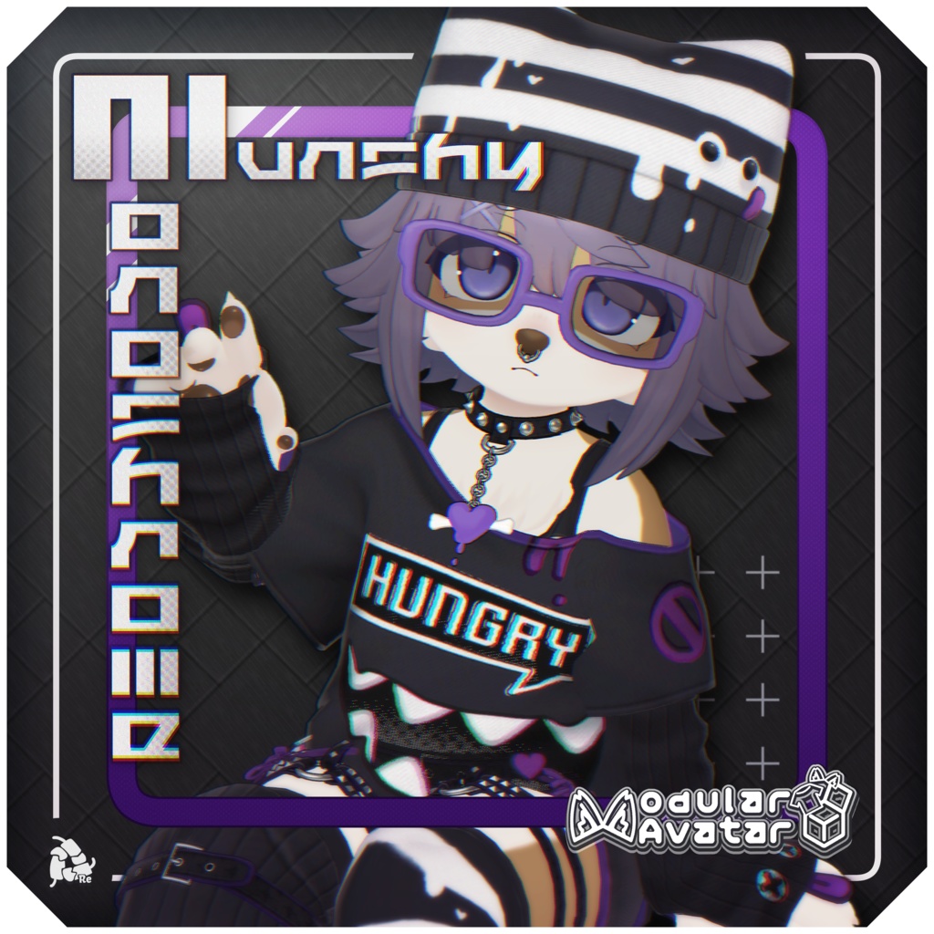 【Noel対応】- Munchy Monochrome -