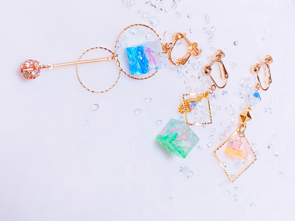 ※展示用※IDOLiSH7 Sakura  Messageイメージイヤリング