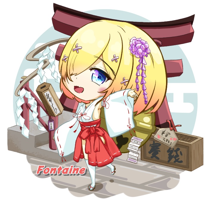アクリルキーホルダー - MikoMikoFontaine