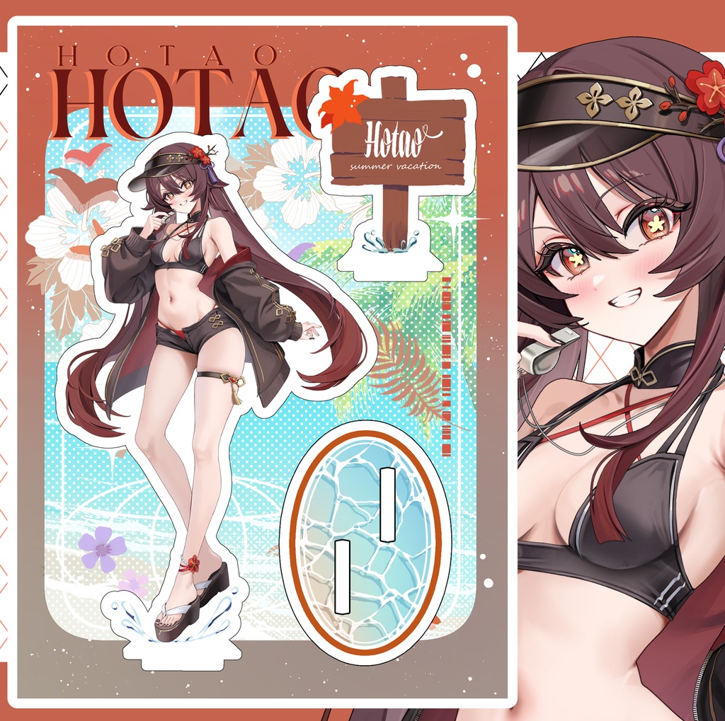 【C108】原神 胡桃 アクリルスタンド