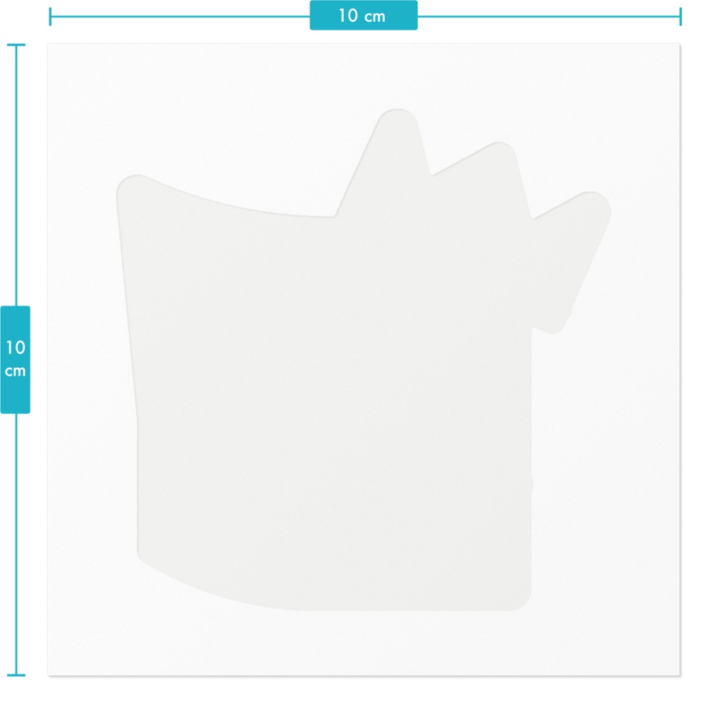 カラータイルの王様オリジナルキャラクターステッカー『カラータイルくん』(旧ver.)