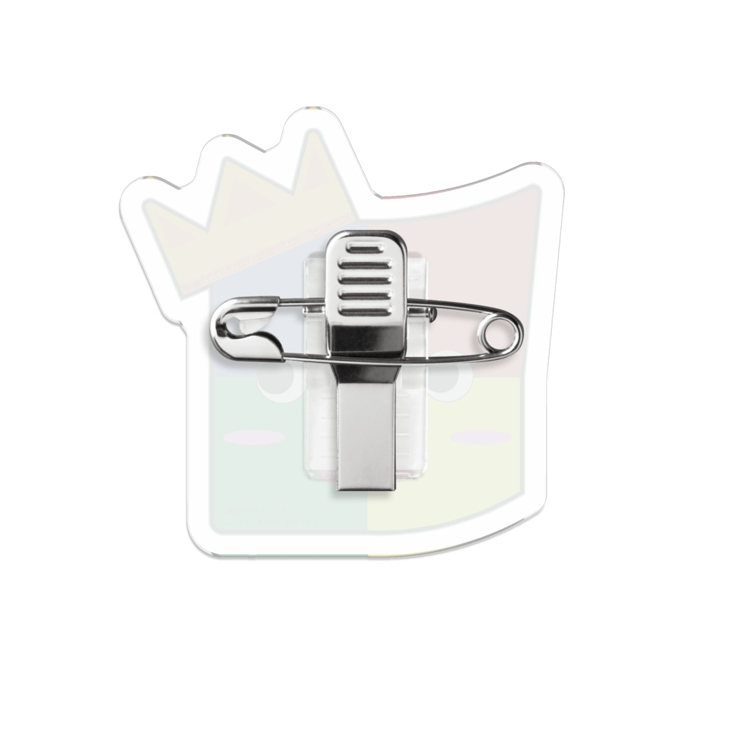 カラータイルくんアクリルバッジ