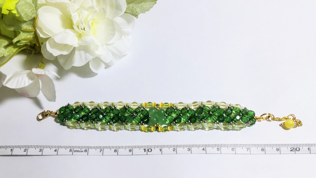 【オリジナル】ビーズブレスレット