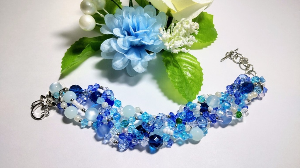 【オリジナル】ビーズブレスレット