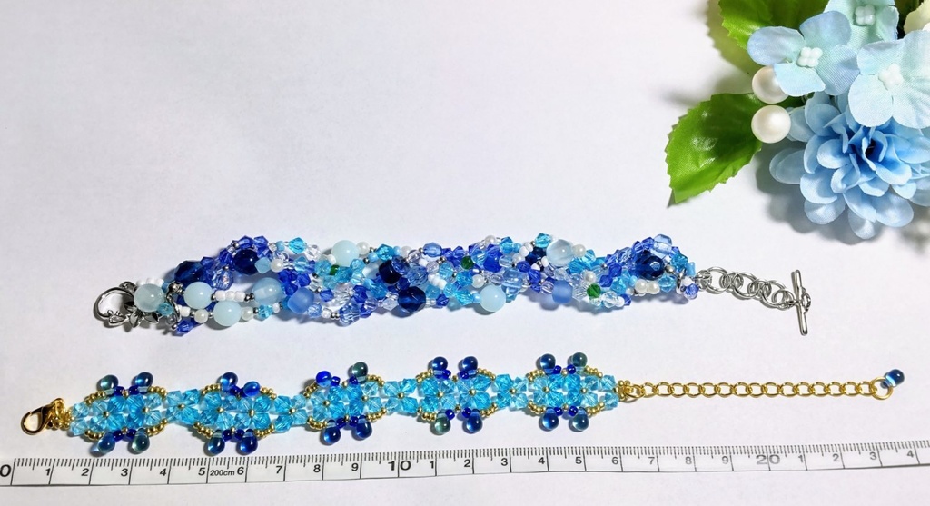 【オリジナル】ビーズブレスレット