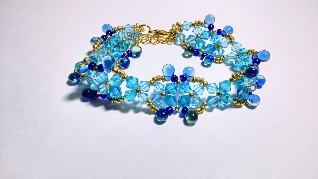 【オリジナル】ビーズブレスレット