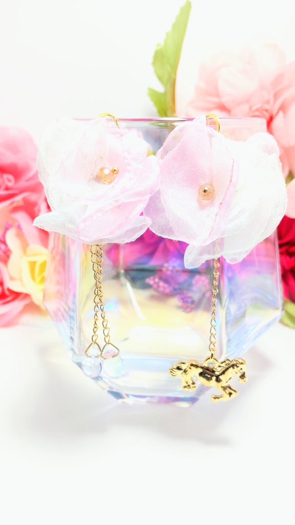 【非公式】桜花賞イメージアクセサリー【ハンドメイド】