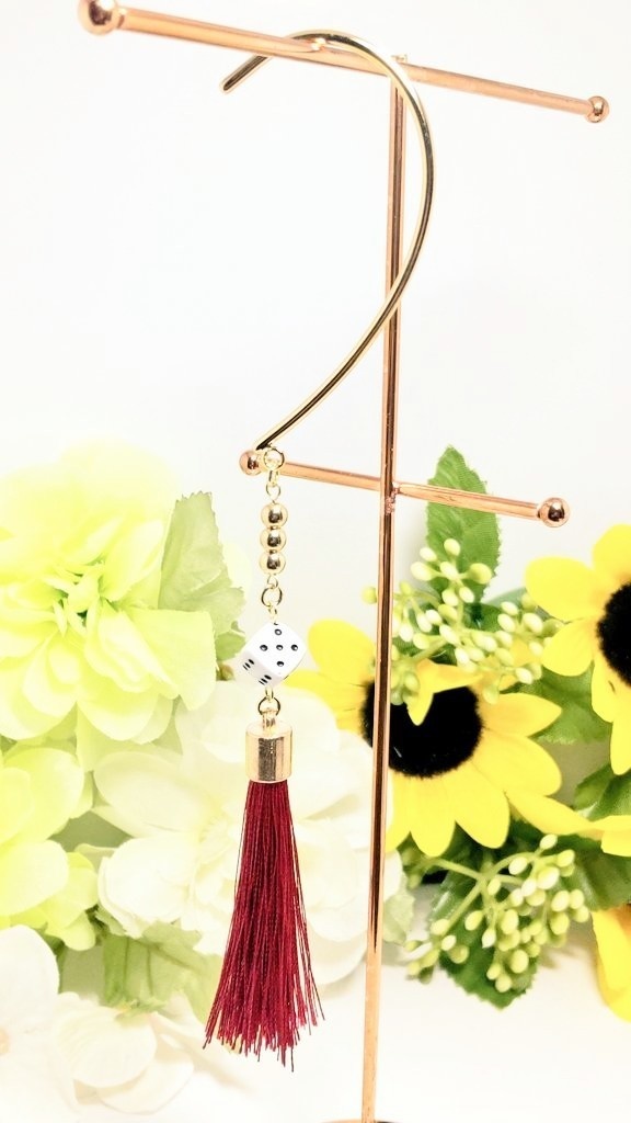 【ヒプマイ】有栖川帝統イメージイヤーアクセサリー【ハンドメイド】