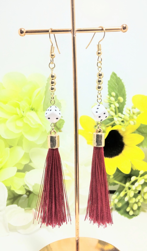 【ヒプマイ】有栖川帝統イメージイヤーアクセサリー【ハンドメイド】