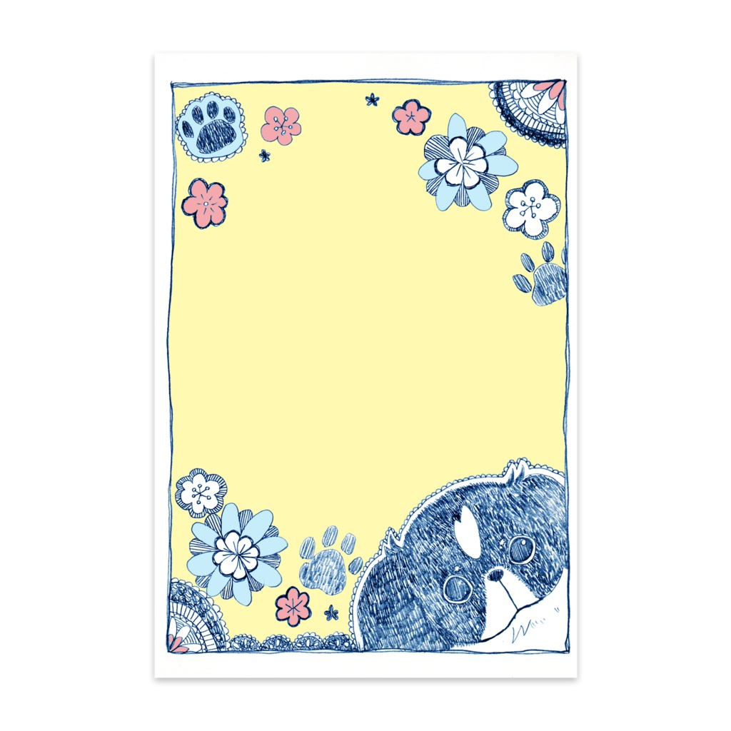 狆ちゃんポストカード