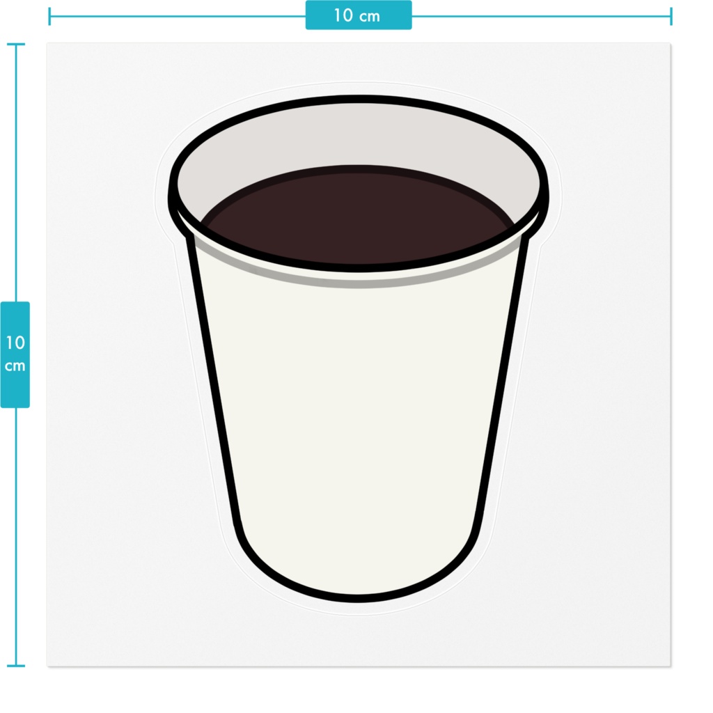 コーヒー好きのためのステッカー