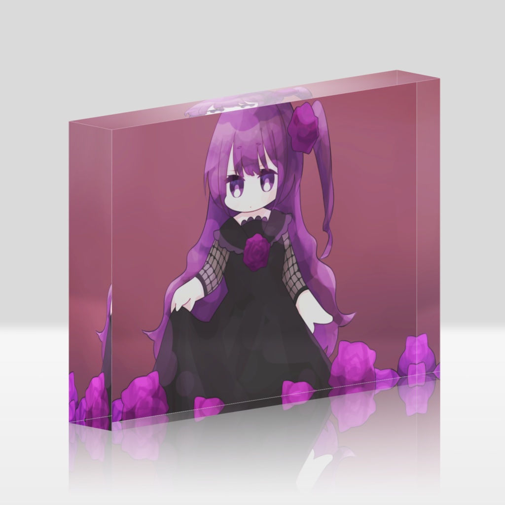 紫薔薇の少女アクリルブロック ゆちのへや Booth