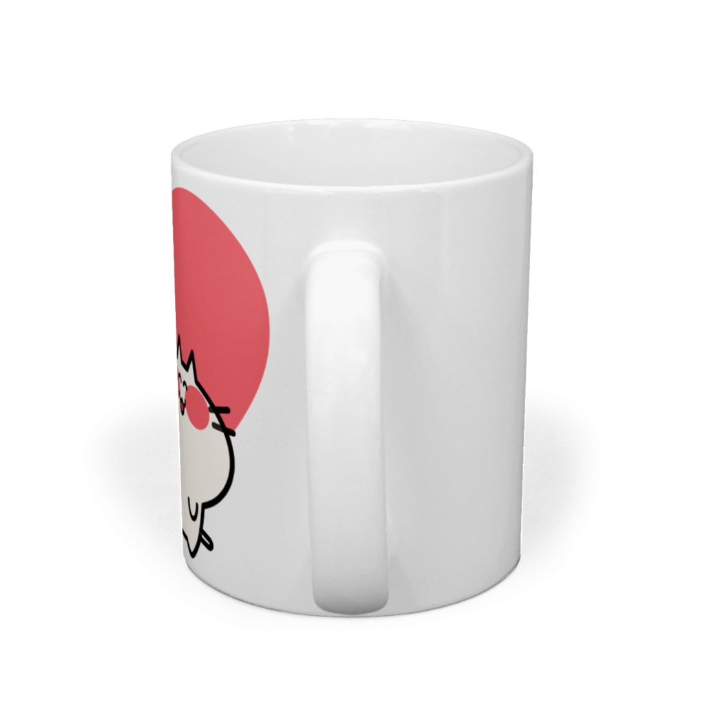 母の日にカーネーションを贈るにゃんこマグカップ