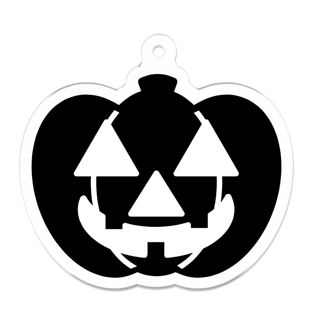 ゴシックなジャックオーランタンアクキー