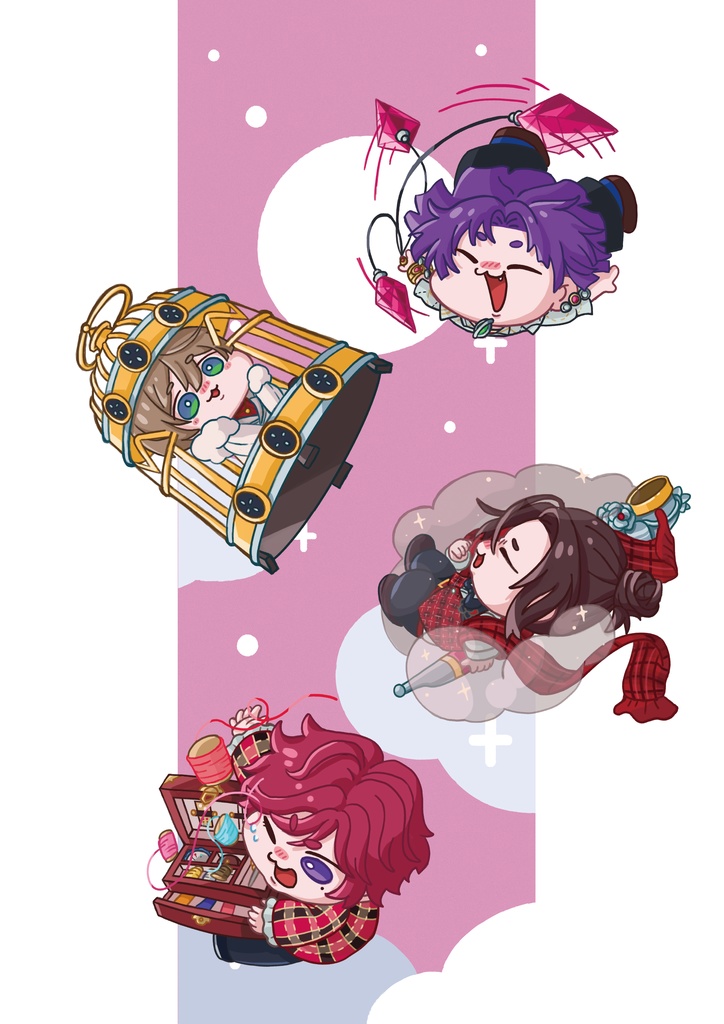 ちびまほすてっかー(西)